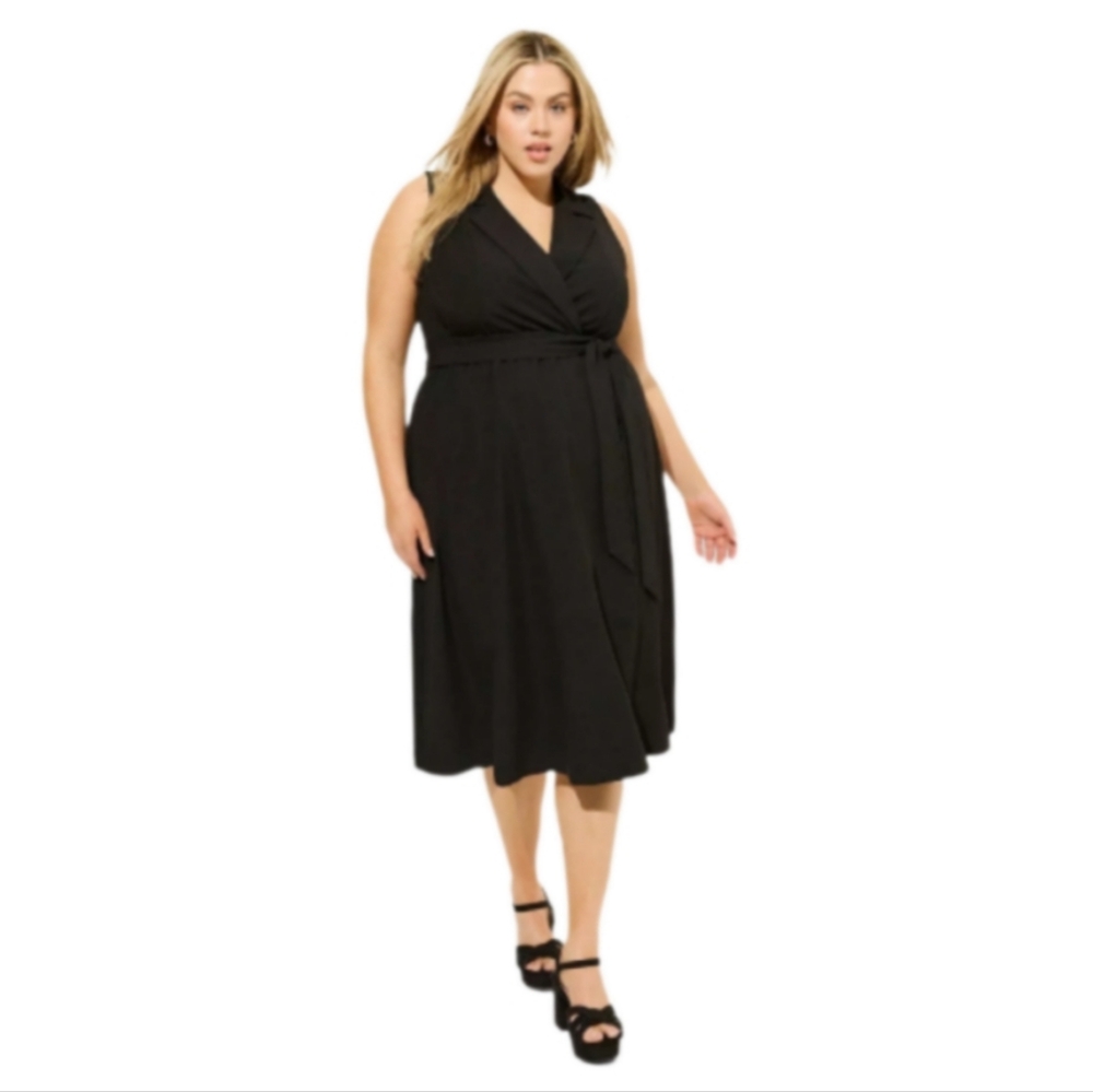 Torrid Size 6 Twill Midi Shirtdress - Picture 3 of 4